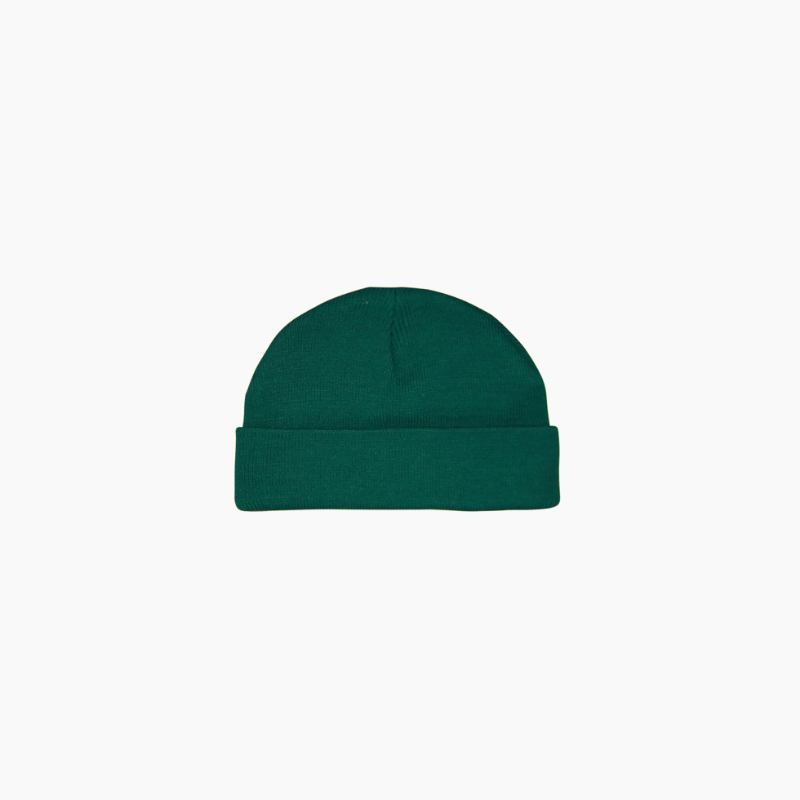 Melting Smiley Beanie | Dark Green