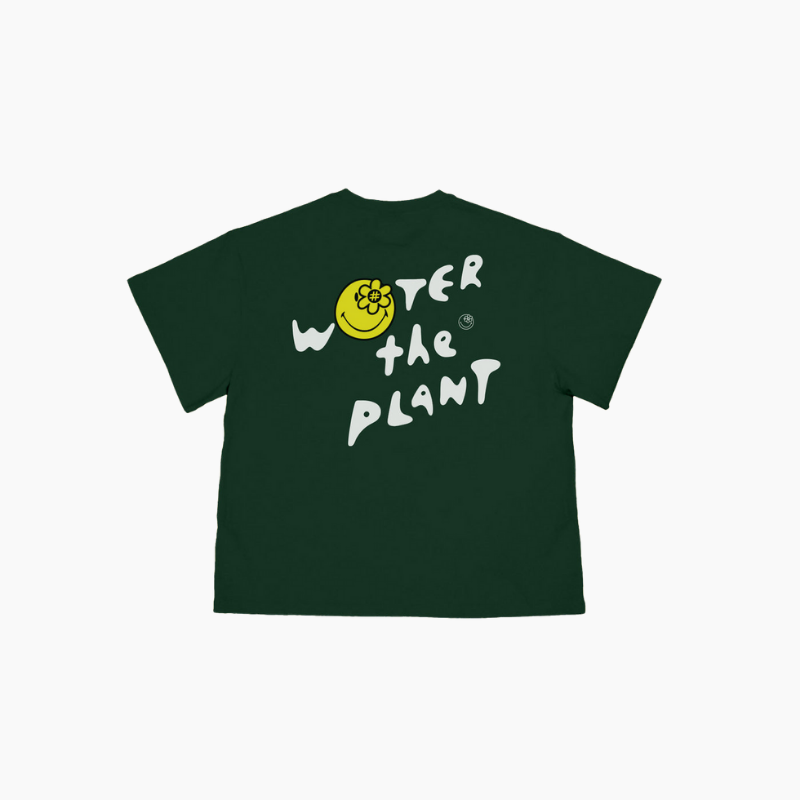 Smiley Beam T-Shirt | Dark Green