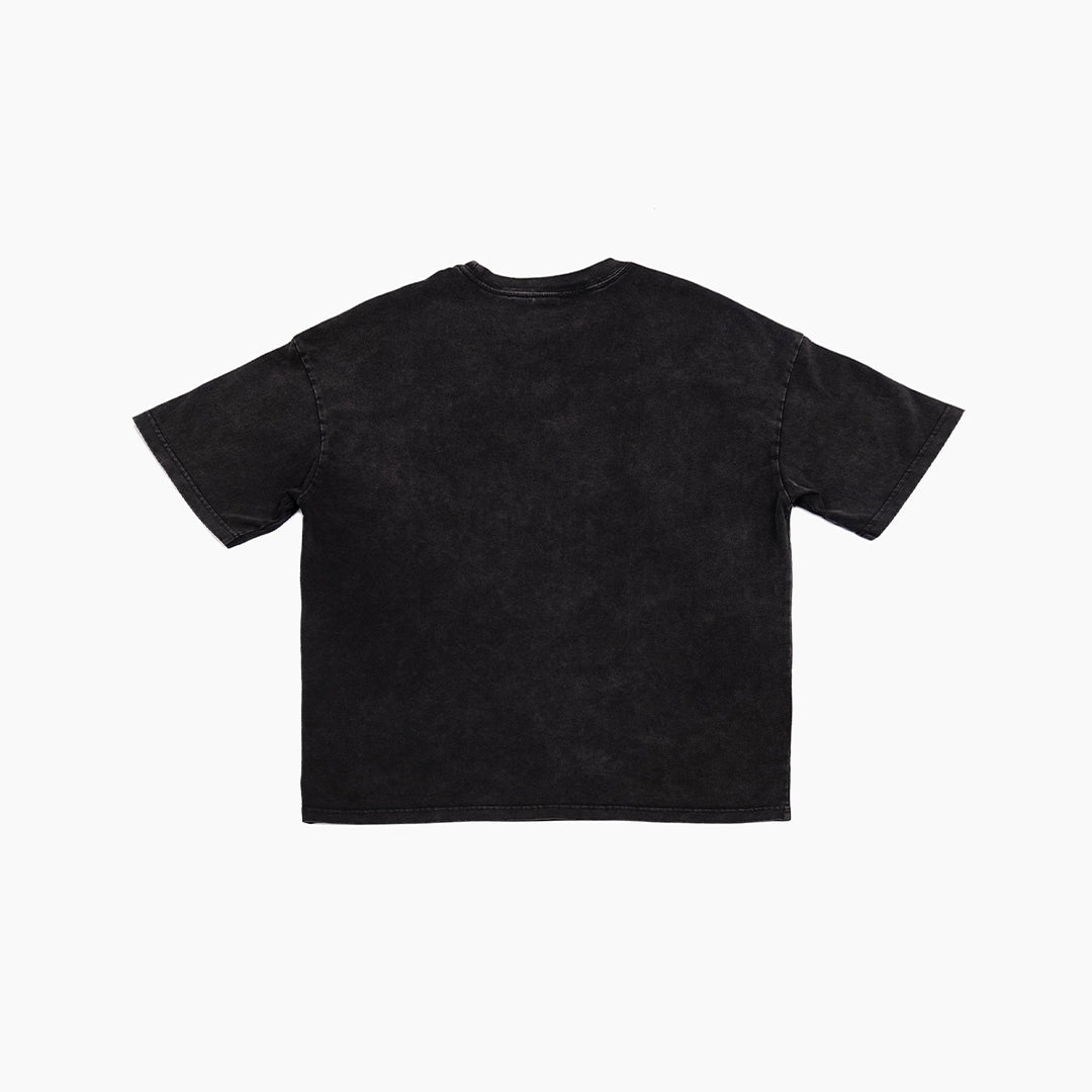 "RESURRECTION" Washed Tee  | Black