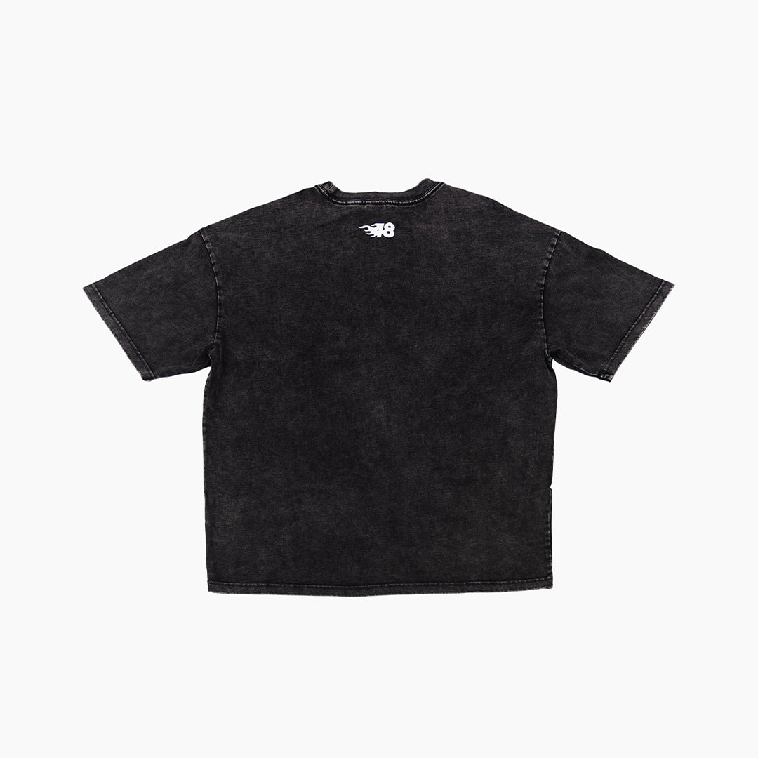 "THRIVE" Washed Tee | Black