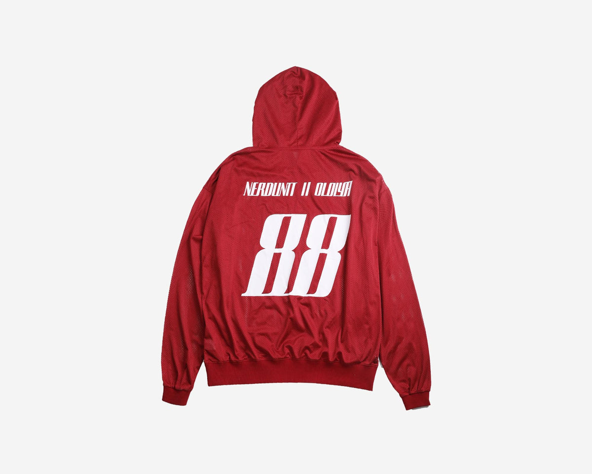 FIRE88 HOODIE | BURGUNDY