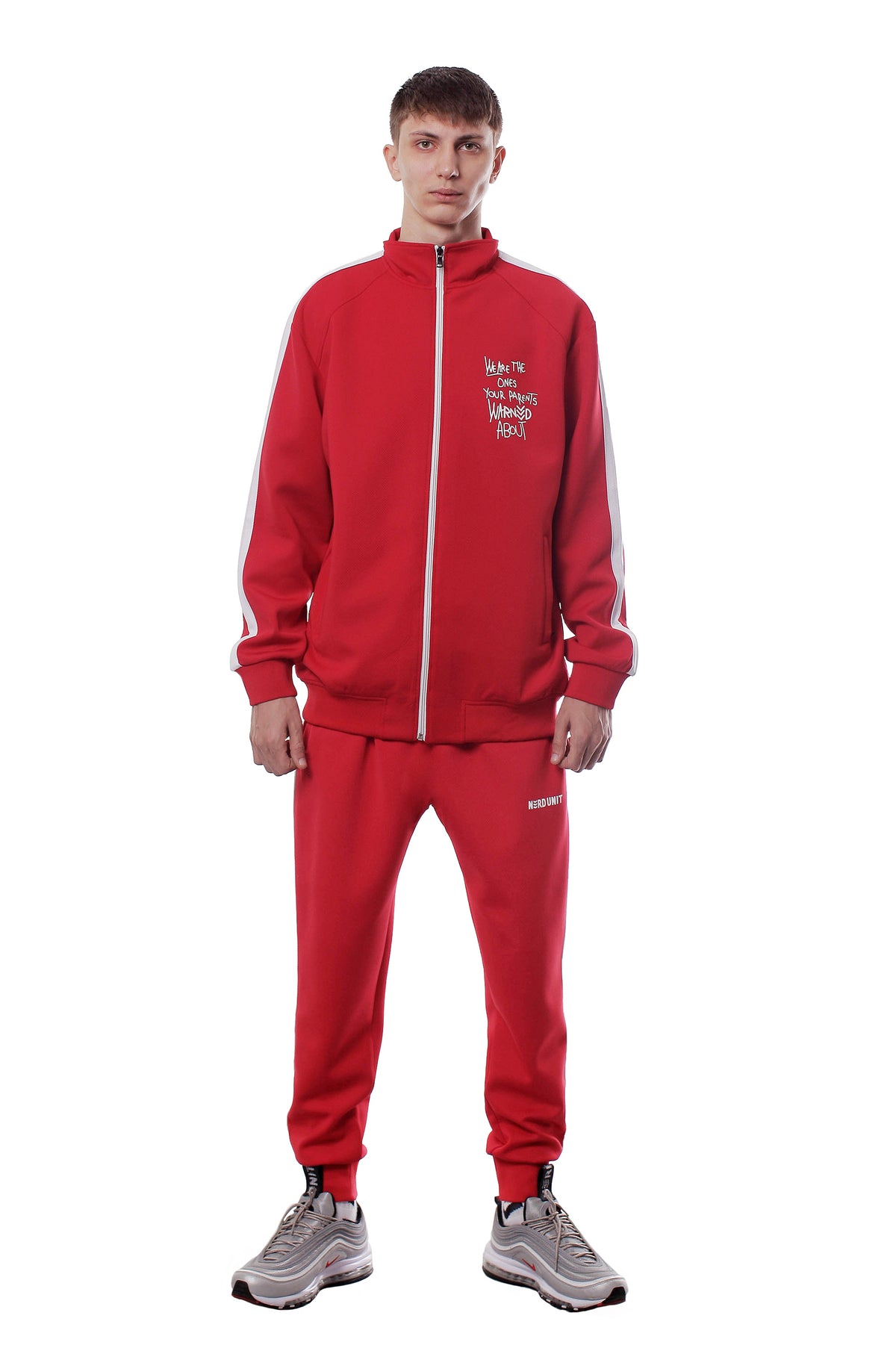 WE ARE NU TRACK JACKET | RED